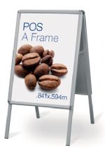 Outdoor A1 A Frame With Snap Frame Display