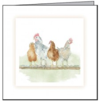 Bereavement Card With A Chicken Picture