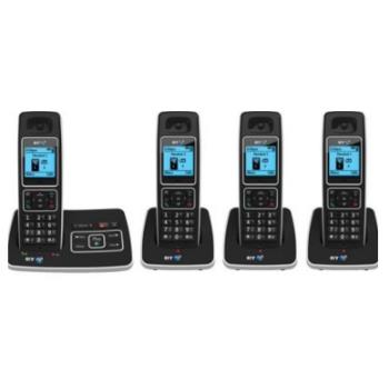 1 Line and 4 Extensions and Built-in Answerphone, Dect Phone System from BT