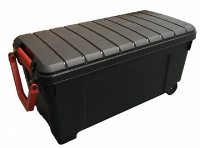 Power Box Mobile Extra Long 170 Litre Storage Trunk with Wheels & Pulling Handle