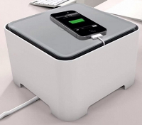 The Ebox Square - Cable Tidy Box - Extension Wire Charger Storage Organiser Dock