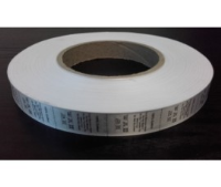 Satin Care Labels Printed on a Roll - 25mm Width x 2000