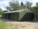 Steel Buildings With Wooden Cladding