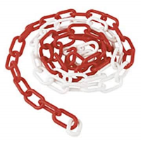 Plastic Chain (Red/White) Per Metre