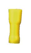 Yellow Spade Insulated Terminal 6.3mm100