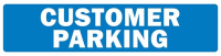 Customer Parking Sign 600x146mm