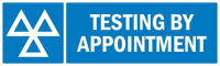 MoT Testing By Appointment Sign 1000x300