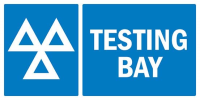 MoT Testing Bay Sign 300x600mm