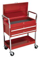 Trolley 2-Level with Lockable Top 2 Draw