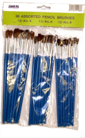 Assorted Touch Up Brushes (36)