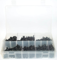 Assorted Box Self Tappers Black Flanged