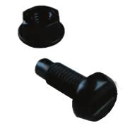 Number Plate Nuts & Bolts (BLACK) Pk 100