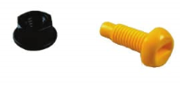 Number Plate Nuts & Bolts (YELLOW) Pk100