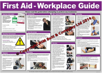 First Aid Workplace Poster 840 x 590mm