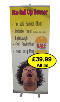 Pull Up Banner  850mm x 2000mm