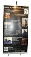 Large Roll Up Banner Stand 1200mm Wide