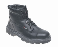 Toesavers Black Leather Safety Boot 1100