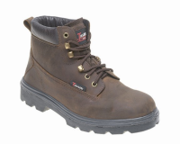 Toesavers Brown Nubuck Safety Boot 1101