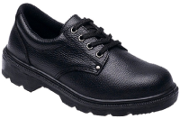Toesavers Black Dual Density PU Safety Shoe 2414