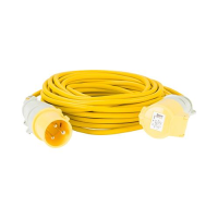 E85235 Defender 14M Extension Lead  32A 2.5MM Cable  Yellow 110V