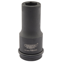 Draper Expert 18mm 3/4" Square Drive Hi-Torq&#174; 6 Point Deep Impact Socket 05050