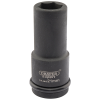 Draper Expert 21mm 3/4" Square Drive Hi-Torq&#174; 6 Point Deep Impact Socket 05053