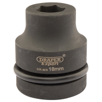 Draper Expert 18mm 1" Square Drive Hi-Torq&#174; 6 Point Impact Socket 05099