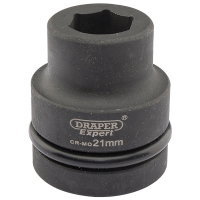 Draper Expert 21mm 1" Square Drive Hi-Torq&#174; 6 Point Impact Socket 05102
