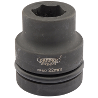 Draper Expert 22mm 1" Square Drive Hi-Torq&#174; 6 Point Impact Socket 05103