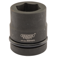 Draper Expert 30mm 1" Square Drive Hi-Torq&#174; 6 Point Impact Socket 05111