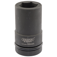 Draper Expert 30mm 1" Square Drive Hi-Torq&#174; 6 Point Deep Impact Socket 05145