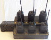 6 x Icom F22 UHF Radios & 6-way Charger