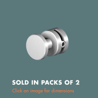 3.23 Panel Support (sold in packs of 2) Satin Polished Stainless Steel