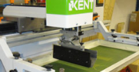 Semi-automatic screen printing machine