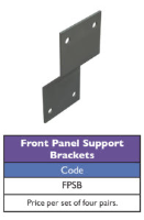 Front Panel Support Brackets