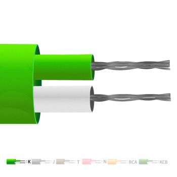 PVC Insulated Flat Pair Thermocouple Cable