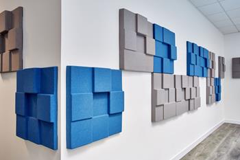 3D Cubism Acoustic Panels