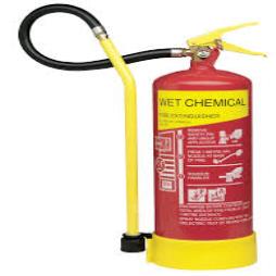 Yellow Wet Chemical Type Fire Extinguishers