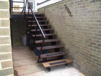 Renovation of Existing Steel Staircases