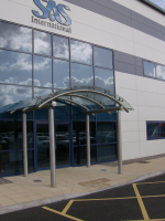 Commercial Glass Entrance Canopies