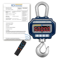 Crane Scale PCE-CS 5000N-ICA incl. ISO Calibration Certificate