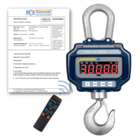 Crane Scale PCE-CS 3000N-ICA incl. ISO Calibration Certificate