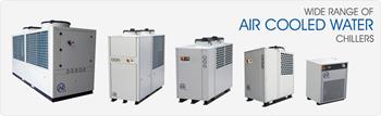 industrial process air cooled water chillers
