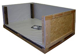 Foam Lined Plywood Battened Cases