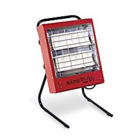Rhino CH3 110v ceramic 2.8 kw radiant heater suited to site use
