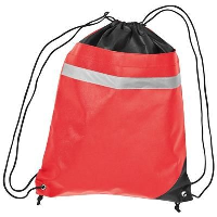 NON WOVEN GYM BAG IN RED