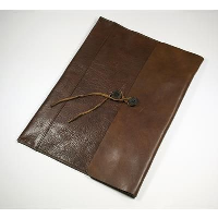 ASHBOURNE OIL PULL UP GENUINE LEATHER A4 ENVELOPE DOCUMENT CASE