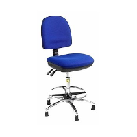 Cleanroom & Laboratory Chair with Anti-Bacterial Vinyl