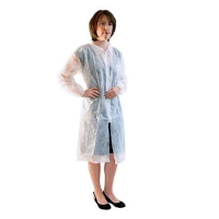 Disposable Visitors Coats with Zips - Next Day Delivery