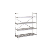 Stainless Free Standing Slatted Shelves for Cleanroom